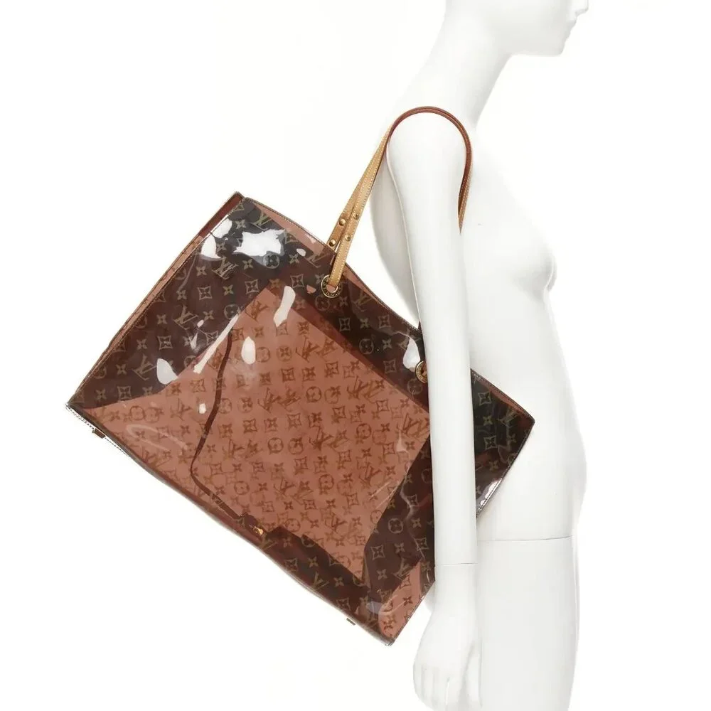 ❌SOLD❌ Authentic Louis Vuitton Limited Edition Monogram Ambre Sac Cabas GM Tote - Picture 7 of 14